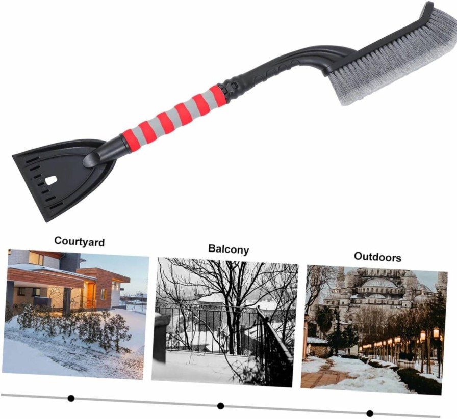 Snow Removal Tools LIOOBO | Lioobo 1Pc Snow Shovel Car Ice Scraper Snow Brush For Trucks Snow Brush For Suv Ice Removal Shovel Ice Removal