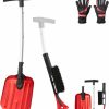 Snow Removal Tools BREWIN TOOLS | Snowpro 4-In-1 Snow Shovel For Car, Fast Telescoping Design For Emergency Snow Removal - Compact Snow Shovel Kit With Gloves, Snow Brush And Ice Scraper-Collapsible And Portable Utility Shovel