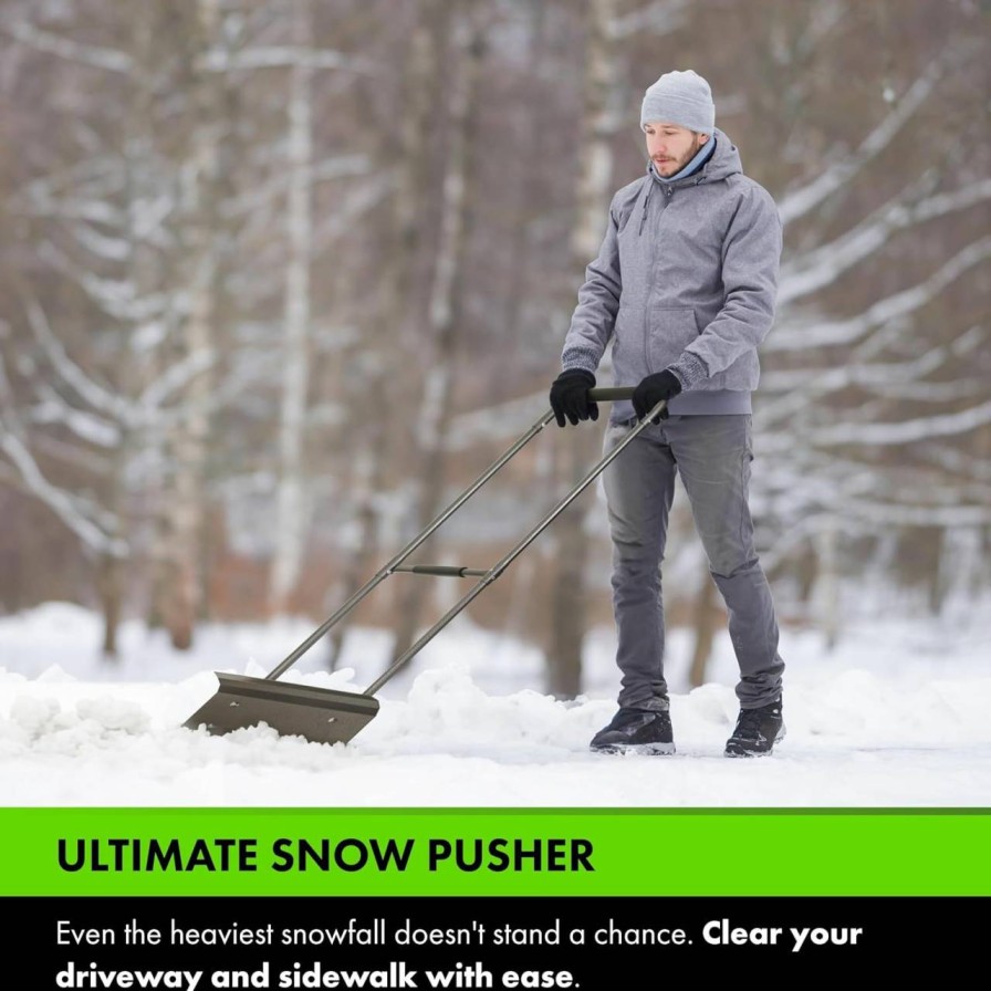 Snow Removal Tools Yard Butler | Yard Butler - Snow Plow Push Shovel