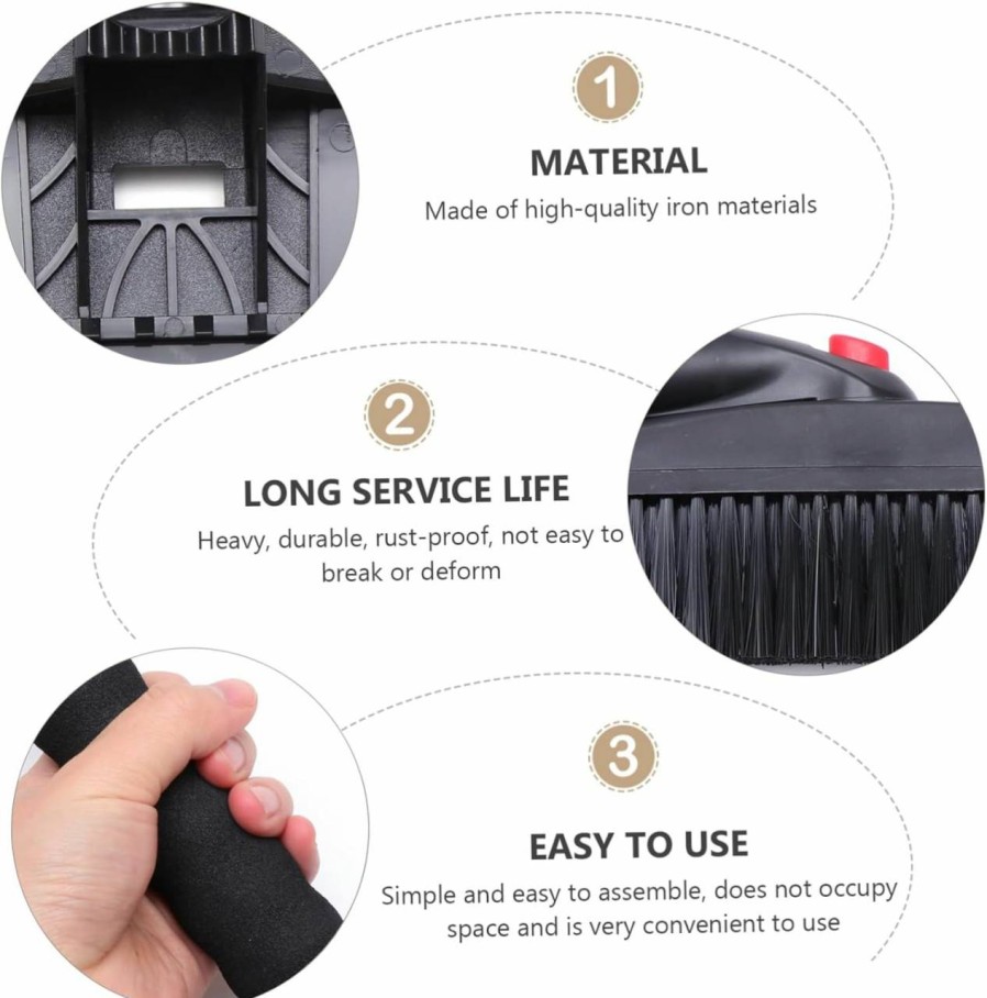 Snow Removal Tools BESPORTBLE | Besportble 1 Set Snow Shovel Car Vehicle Frost Remover Snow Brush Shovel Windshield Snow Mover Ice Shovel For Freezer Snow Ice Remover Lip Gloss Kit Ice Scraper Snow Remover Fold Iron Defrost