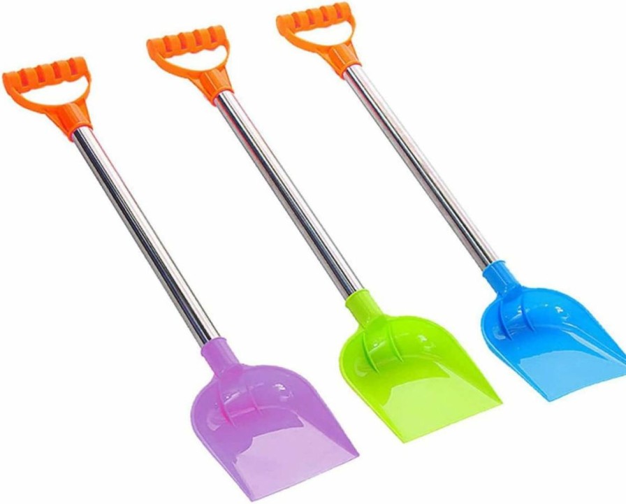 Snow Removal Tools BESPORTBLE | Besportble 3Pcs Children'S Snow Shovel Kids Toys Spade Shovel Children Toys Kids Snow Shovel Kids Playset Funny Snow Shovel Outdoor Snow Trowel Interesting Toy Plastic Stainless Steel Tool