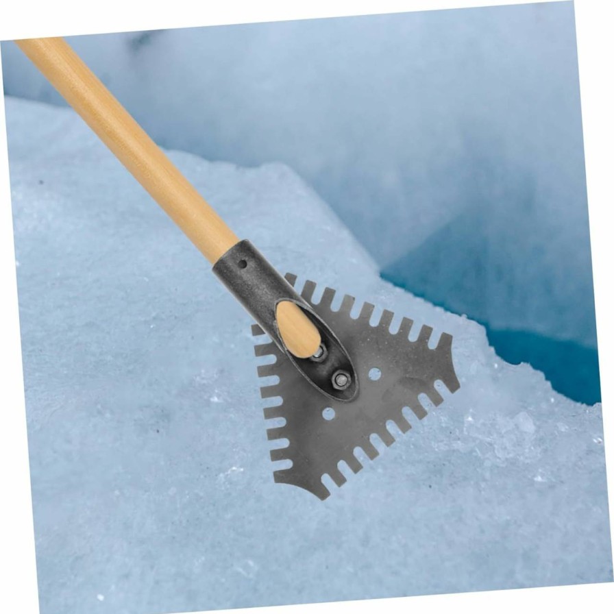 Snow Removal Tools Toddmomy | Toddmomy Ice Shovel Snow Deicing Shovel Snow Brush Ice Scraper Snow Shovel Heavy Duty Snow Squeegee Ice Remover For Car Snow Blower Ice Chopper Tool Snow Scoop Shovel Small Xiaobing Metal