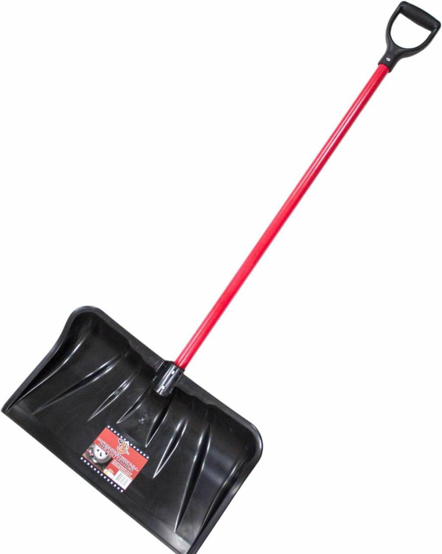 Snow Removal Tools Bully Tools | Bully Tools 92814 Combination Snow Shovel With Fiberglass D-Grip Handle, 22-Inch