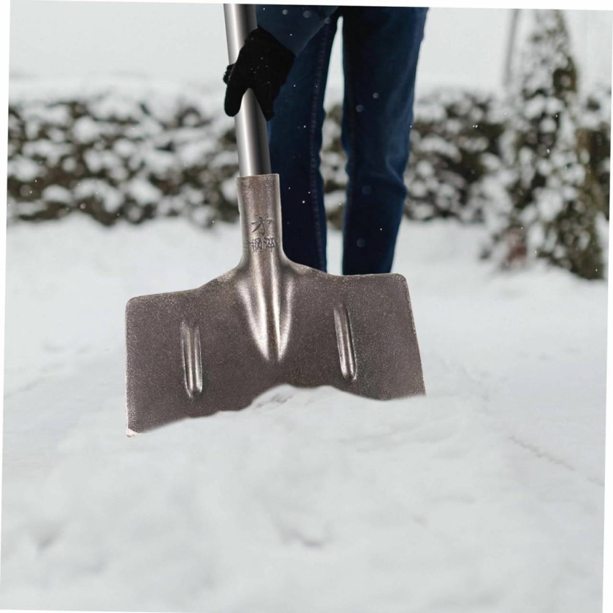 Snow Removal Tools BESPORTBLE | Besportble 3Pcs Outdoor Ice Shovel Multitools Snow Shovel Head Replacement Snow Scoop Shovel Car Scrapper Car Tool Car Squeegee Snow Cleaner Manganese Steel Defrosting Spatula Snow Removal