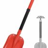 Snow Removal Tools REDCAMP | Redcamp Aluminum Lightweight Snow Shovel For Car Emergency, 21\"-32\" Durable Compact Collapsible Snowboard Shovel,Black