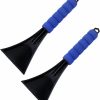 Snow Removal Tools Sosoport | Sosoport 2Pcs Car Deicing Snow Shovel Car Snow Brush Winter Car Ice Scrapers Snow Brushes Snow Ice Scraper Ice Scraper For Car Squeegee For Car Windows Eva Handle Snow Removal Small Scrape