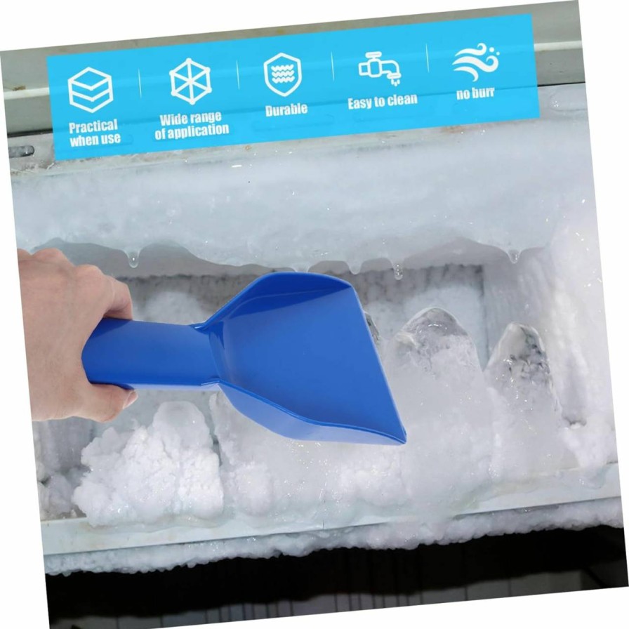 Snow Removal Tools NOLITOY | Nolitoy 3Pcs Thicken Ice Scraper Pp Multipurpose Cream Ice Skates Household Accessories Plastic Ice Shovel Large Flat Snow Shovel Blade Car Fridge Ice Removing Shovel Multifunction