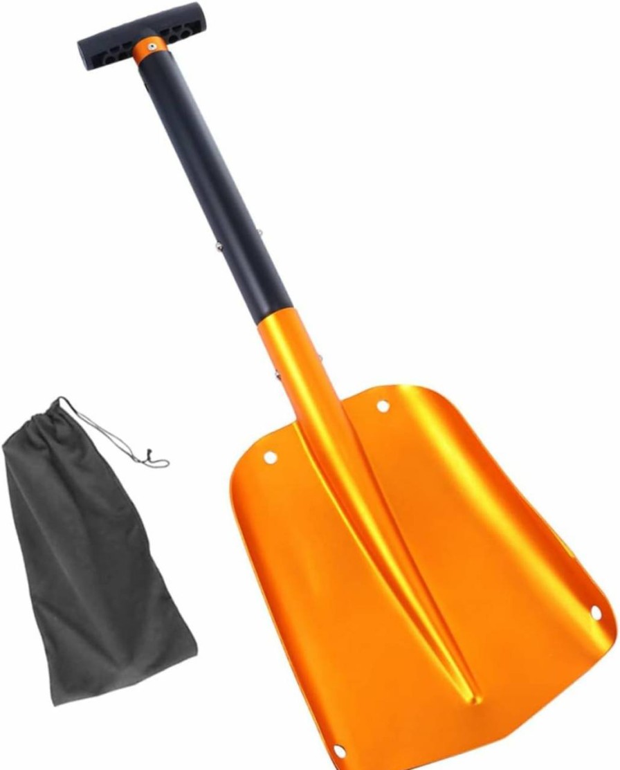 Snow Removal Tools Unomor | Unomor Snow Shovel Digging Tools Outdoor Tool Shovel Travel Aluminum Alloy