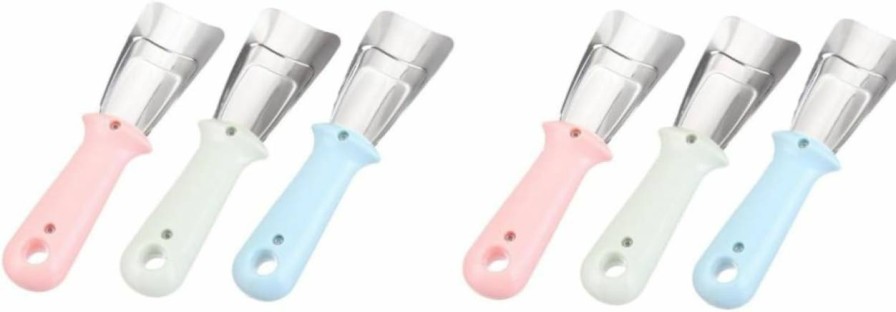 Snow Removal Tools Unomor | Unomor 6 Pcs Refrigerator Deicing Shovel Stainless Steel Cleaning Utensils Mini S201