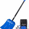 Snow Removal Tools SEG Direct | Seg Direct 47\" Snow Shovel Collapsible, Large Aluminum Shovel Spade For Winter, Emergency Shovel For Car Snowmobile, Lightweight Portable Scoop For Driveway Camping Garden With Carrying Bag, Blue