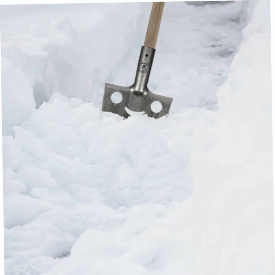 Snow Removal Tools CIMAXIC | Metal Snow Shovel Tools Driveway Ice Shovel Ice Breaking Shovel Decorative Snow Shovel Snow Cleaning Tool Garden Snow Shovel Driveway Snow Shovel Portable Ski Manganese Steel