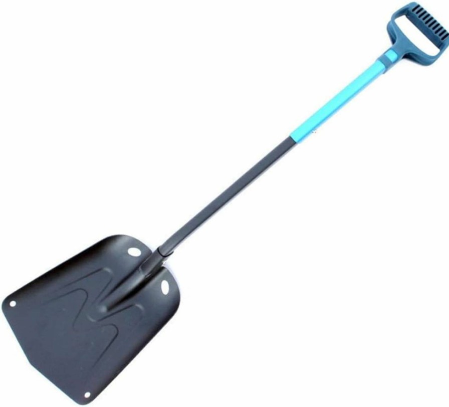 Snow Removal Tools BUJIATANG | Emergency Snow Shovel Folding Aluminum Alloy Shovel With Long Handle Shoveling Snow Tool Ski Supplies