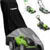 Snow Removal Tools HCFGS | Hcfgs Outdoors Lawn Mower Cover - Heavy Duty 210D Lawn Mower Covers Polyester Oxford Waterproof Uv Protection Universal Fit Push Mower With Drawstring & Cover Storage Bag