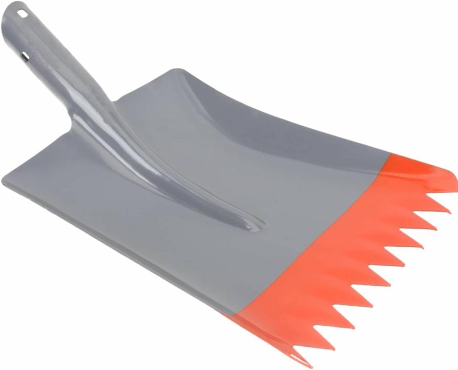 Snow Removal Tools BESPORTBLE | Besportble Serrated Snow Shovel Head Garden Spade Driveway Ice Shovel Snow Pusher Caravan Waste Garden Spade Tool Ice Scraper Small Ice Breaking Shovel Outdoor Ice Machine Iron