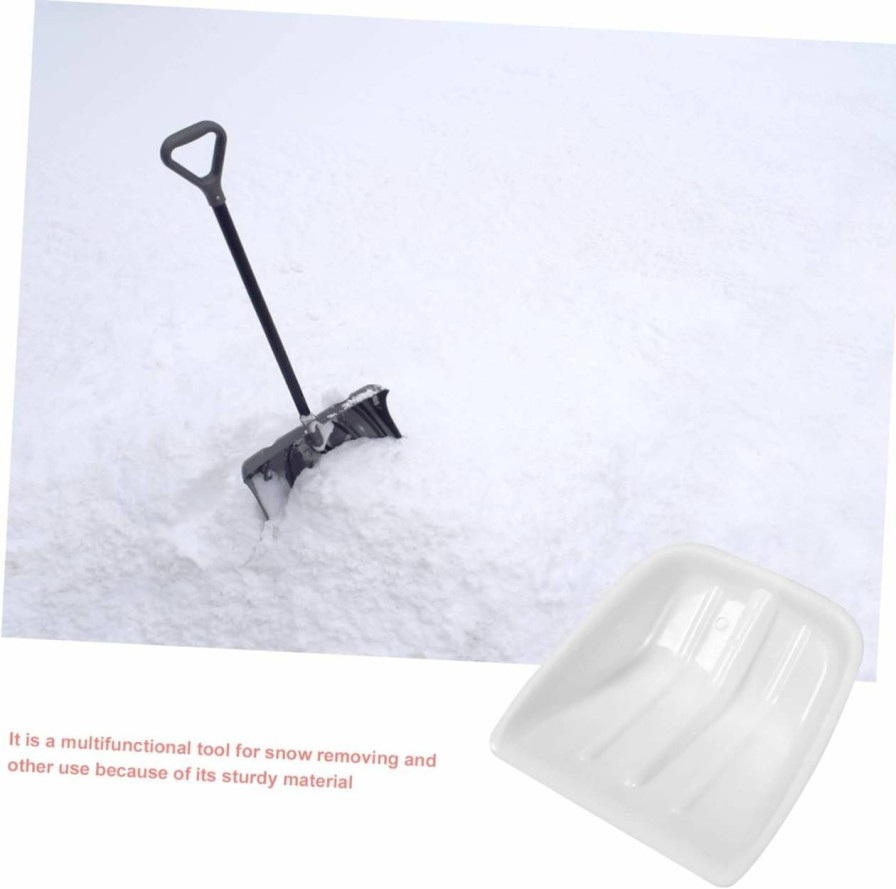 Snow Removal Tools Yardenfun | Yardenfun Snow Shovel Accessories Plastic Shovel Head Replacement Snow Shovel Replacement Car Tools Farms Grain Shovel Windshield Shovel Trash Shovel Mud Removal Shovel Large Component Food