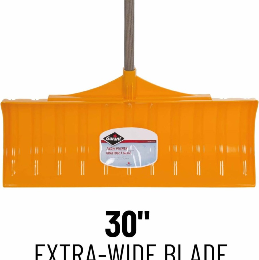 Snow Removal Tools Garant | Garant Garant-App30Kd App30Kd Alpine 30-Inch Poly Blade Snow Pusher-Yellow, Clear