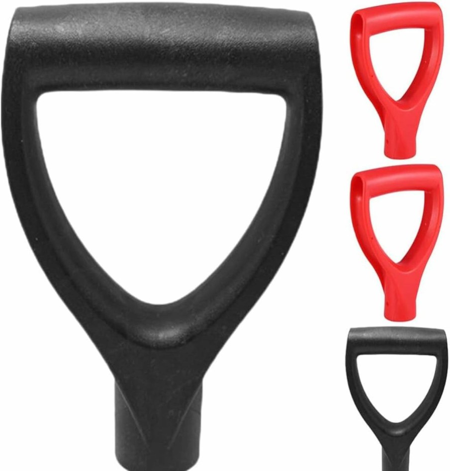 Snow Removal Tools GANAZONO | Ganazono 4 Pcs Plastic Spade Handle Shovel D Grip Handle, 32Mm Inner Diameter Spade Snow Shovel Handle, Spade Snow Scoop Digging Raking Tools For Snow Shovel Digging Raking