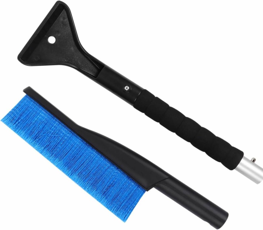 Snow Removal Tools BESPORTBLE | Besportble Shovel Snow Brush Winter Snow Removal Tools Windshield Ice Scraper Snow Sweeping Brush Snow Brush Removal Shovel Snow Brush For Car Ice Removal Tool Truck Automatic Abs