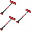 Snow Removal Tools VALICLUD | Valiclud 1 Set Car Snow Shovel Car Scraper Snow Brush Windshield Scraper For Ice And Snow Car Ice Scraper Snow Brush For Car Scraper Snow Scraper For Car Spatula Aluminum Alloy Eva Broom