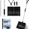 Snow Removal Tools Yardwe | Yardwe 55.9 Inch Detachable Snow Shovel Antislip Snow Removal Portable Shovel Ice And Snow Remover Tool For Car Trunk Garden Camping