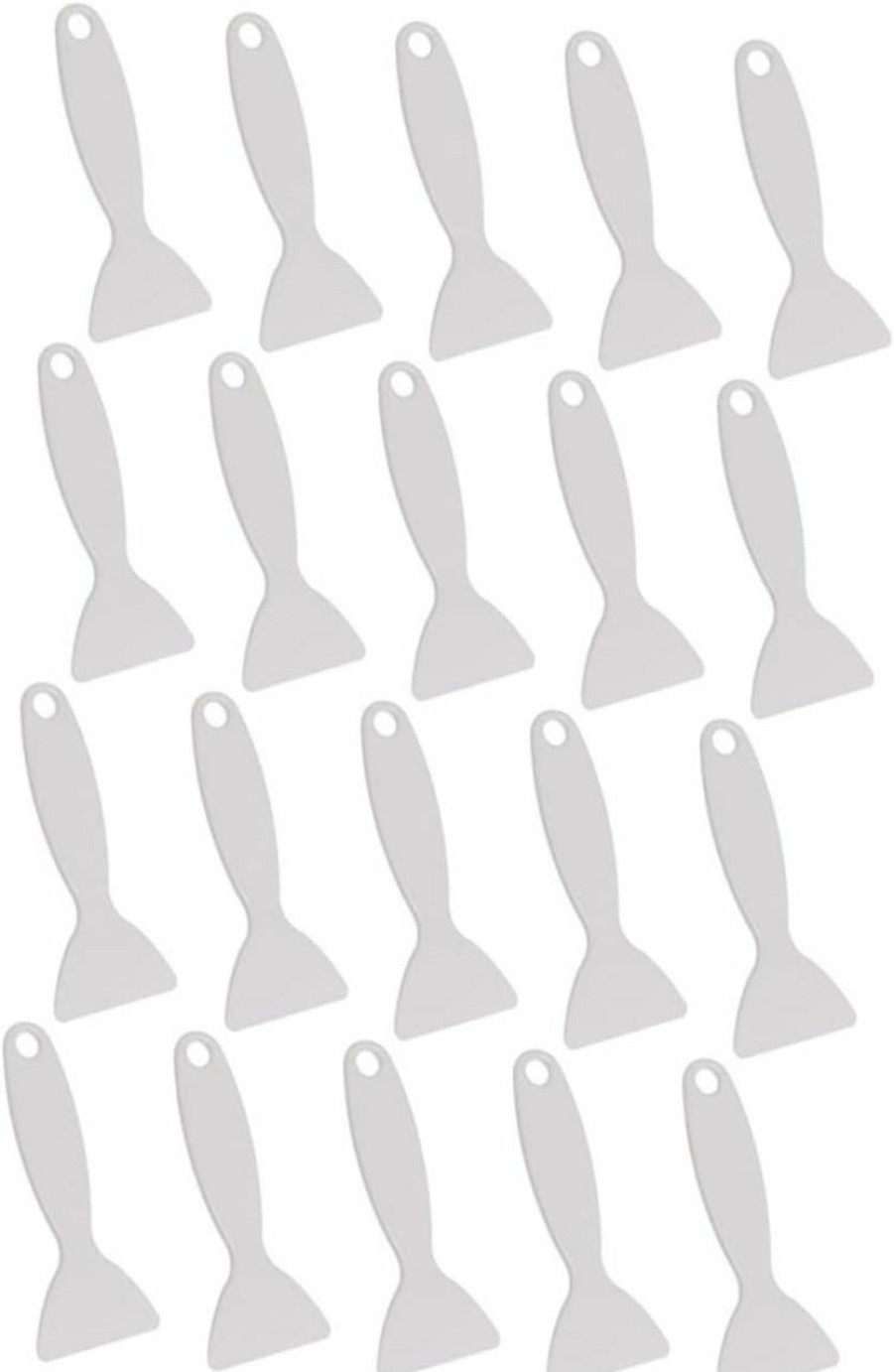 Snow Removal Tools Mobestech | Mobestech 20Pcs Refrigerator Deicer Kids Tools Ice Remover Scoop Small Snow Shovel Ice Scraper For Freezer Plastic Ice Shovel Shovel Ice Scoop Accessories Deicing White Pp Child