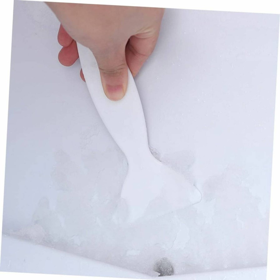 Snow Removal Tools Mobestech | Mobestech 20Pcs Refrigerator Deicer Kids Tools Ice Remover Scoop Small Snow Shovel Ice Scraper For Freezer Plastic Ice Shovel Shovel Ice Scoop Accessories Deicing White Pp Child