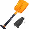 Snow Removal Tools GANAZONO | Ganazono Snow Shovel Survival Shovel Tool Folding Camping Shovel Auto Snow Removal Shovel Emergency Vehicle Shovel Car Tools Detachable Car Shovel Aluminum Alloy Ice Scraper Travel