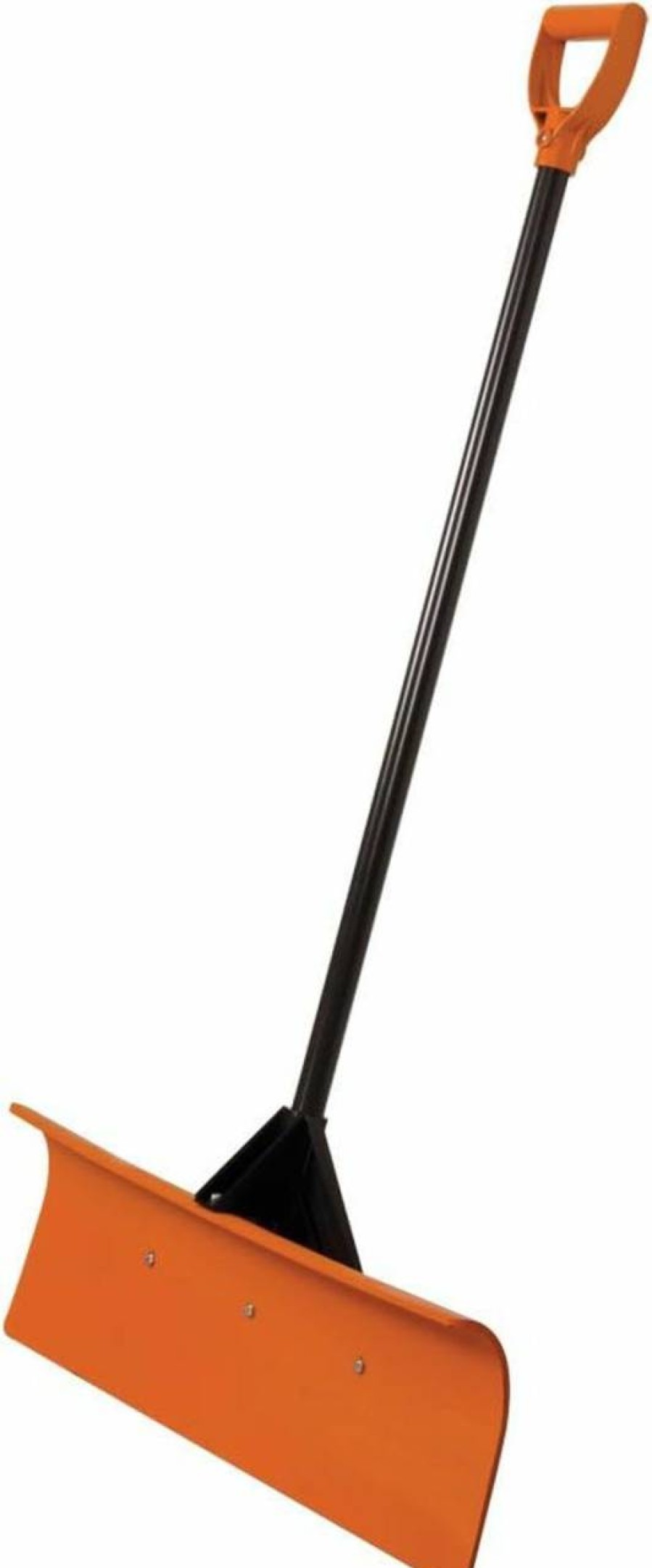 Snow Removal Tools A.M. Leonard | A.M. Leonard Poly Snow Pusher/Shovel With D-Grip Fiberglass Handle - 30 Inches, Orange