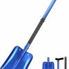 Snow Removal Tools Happyyami | Happyyami Snow Removal Shovel Foldable Shovel Blue Car Ice Scraper Car Ice Remover Sand Scraper Mud Shovel Sand Shovel Heavy Duty Gardening Shovel Car Snow Scraper Automatic Window Scraper