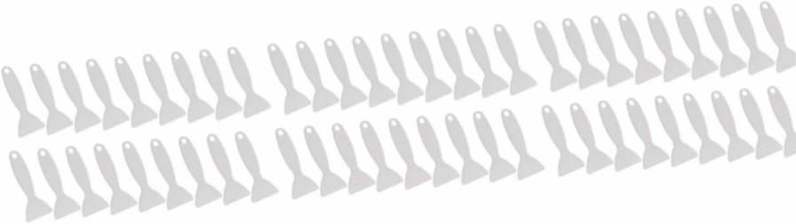 Snow Removal Tools BESPORTBLE | Besportble 60 Pcs Refrigerator Deicer Fridge Deicing Scraper Frost Removal Shovel Refrigerator Shovel Kids Fridge Ice Scraper Cleaning Tools Deicing Tool Accessories White Household Pp Child