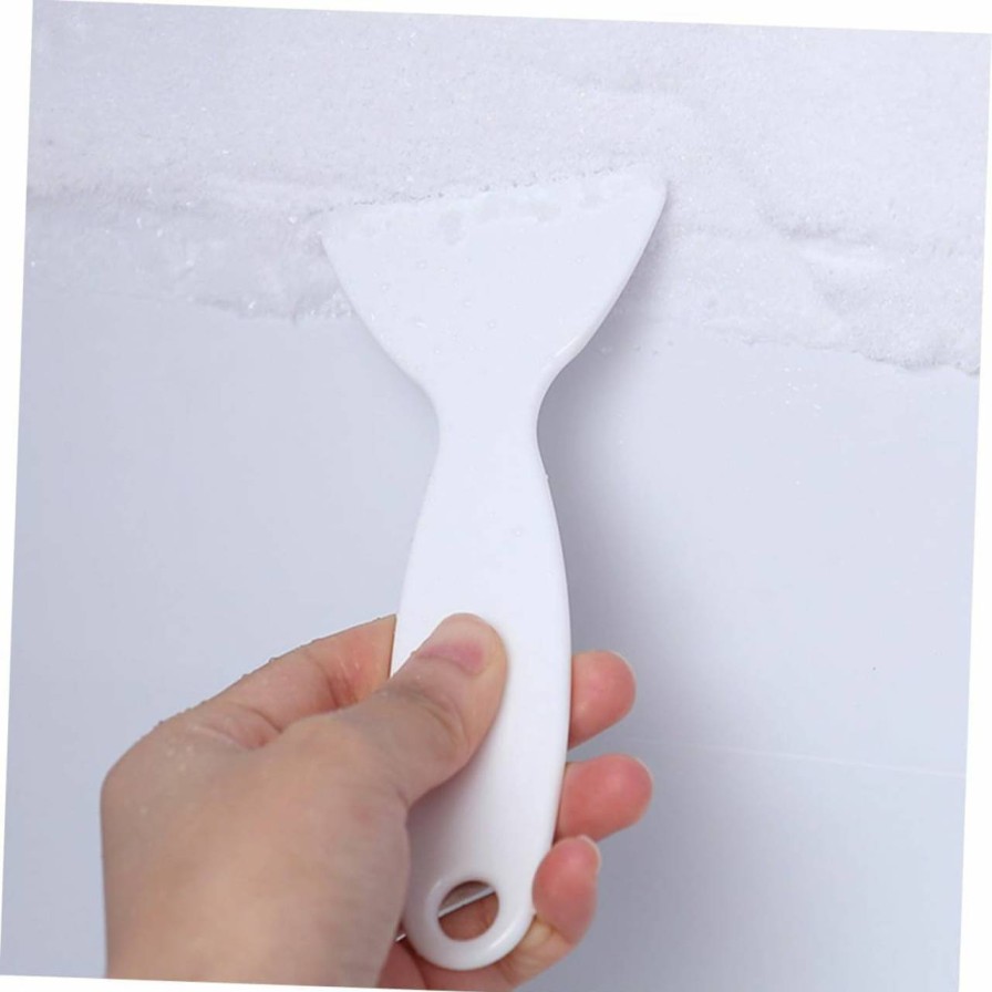 Snow Removal Tools BESPORTBLE | Besportble 60 Pcs Refrigerator Deicer Fridge Deicing Scraper Frost Removal Shovel Refrigerator Shovel Kids Fridge Ice Scraper Cleaning Tools Deicing Tool Accessories White Household Pp Child