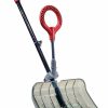 Snow Removal Tools Radius Garden | Radius Garden 90111 18\" Poly Lightweight Snow Shovel With Back-Saving Fore-Grip, Solid Grey