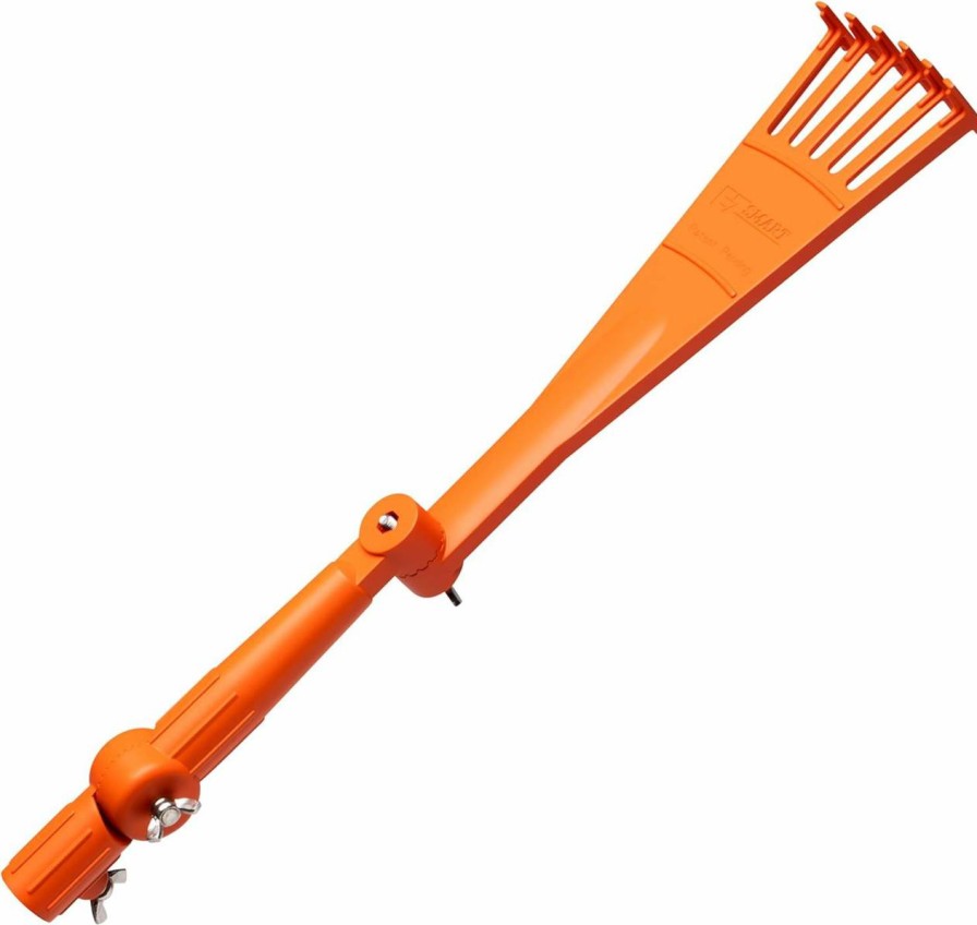 Snow Removal Tools EZ SMART | Ez Smart Mini Rake, Great For Removing Leaves And Branches From Roofs, Gutters And Other Out-Of-Reach Areas Where Debris Accumulates.