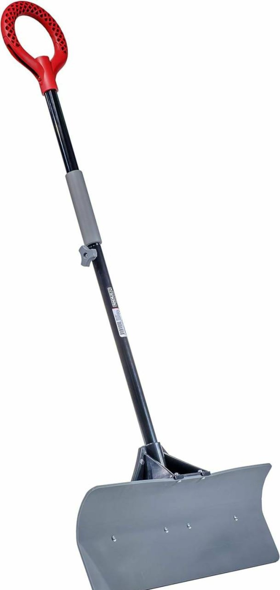 Snow Removal Tools Radius Garden | Radius Garden 90311 24\" Heavy Duty Manual Snow Push Plow Shovel, Solid, Smoked Grey