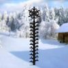 Snow Removal Tools LEIFIDE | Leifide 16 Inch Snow Gauge Outdoor, Christmas Snowflake Gauges Elk Gauges Snowfall Measuring Stick For Christmas Winter Garden Yard Decoration (Elk,16 Inch)