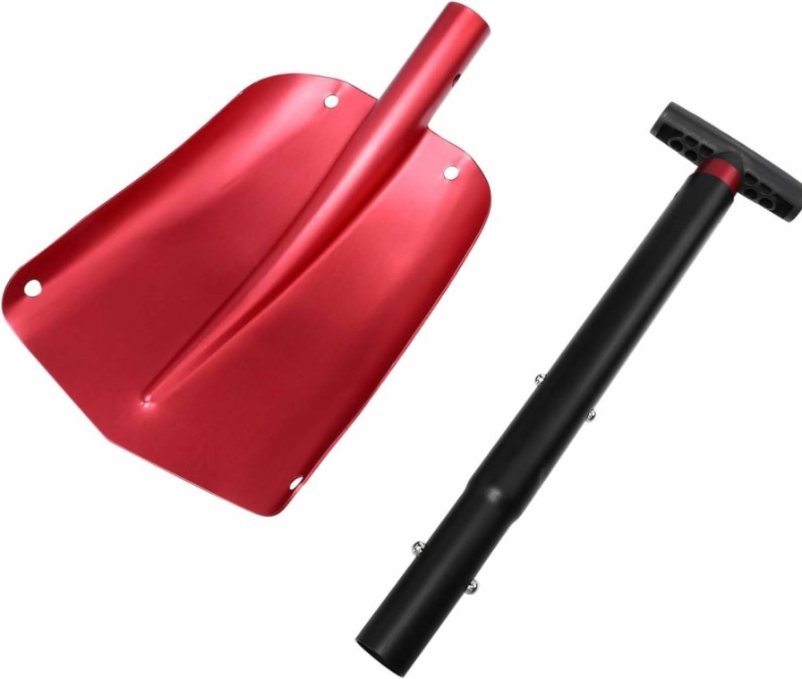 Snow Removal Tools BESPORTBLE | Besportble 1 Set Folding Winter Snow Shovel Outdoor Emergency Tools Camping Shovel Portable Shovel Snow Scoop Shovel Snow Blower Shovel Auto Aluminum Alloy Trunk Snow Removal Child