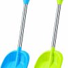 Snow Removal Tools Leriton | Leriton 2 Pcs Kids Snow Shovel With D Grip Handle Plastic Snow Shovel With Stainless Steel Handle 23.6 Inch For Boys Girls Outdoor Yard Garden Driveways Emergencies Snow Removal (Red, Green)