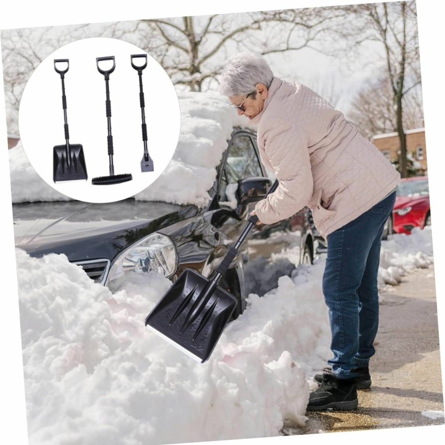 Snow Removal Tools INOOMP | Inoomp 1 Set Snow Shovel Iron Detachable Refrigerator