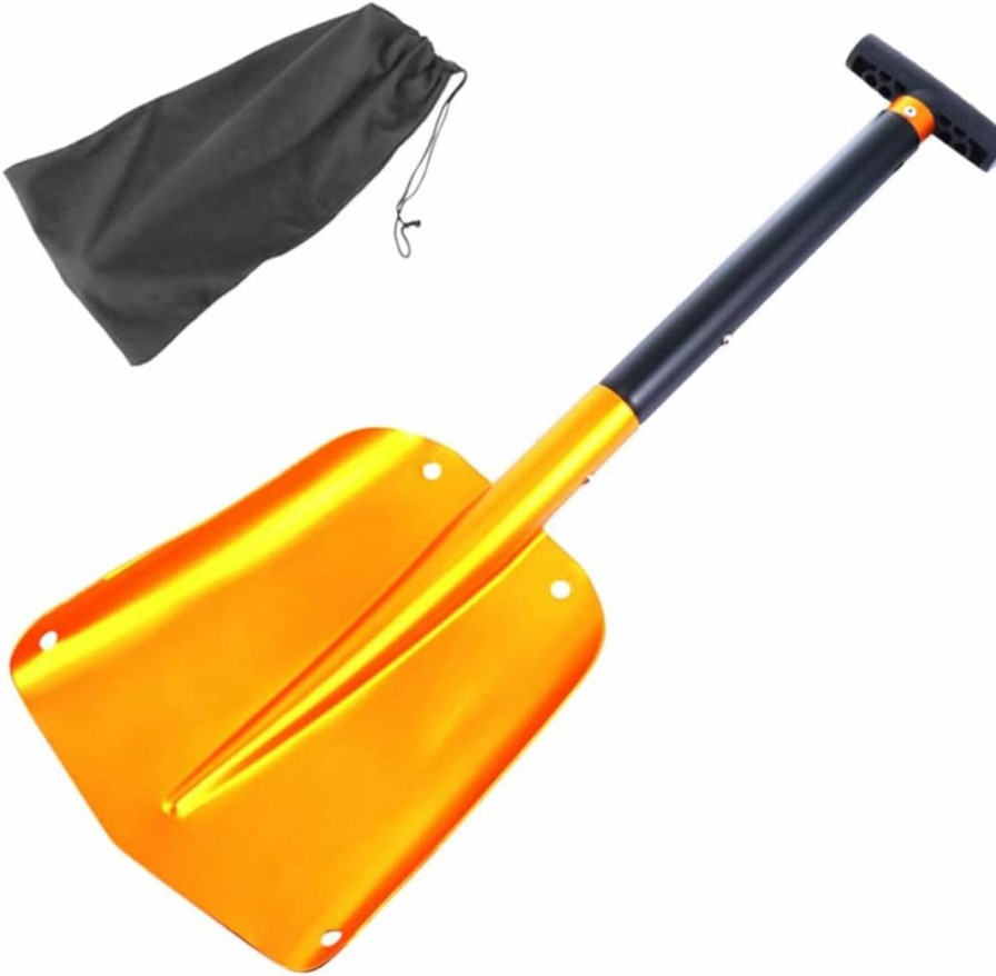 Snow Removal Tools BESPORTBLE | Besportble Auto Snow Removal Shovel Outdoor Camping Shovel Aluminum Ski Outdoor Shovel Aluminum Removal Shovel Shovel Snow Shovel Folding Shovel Snow Pusher Fold Snow Shovel Survive