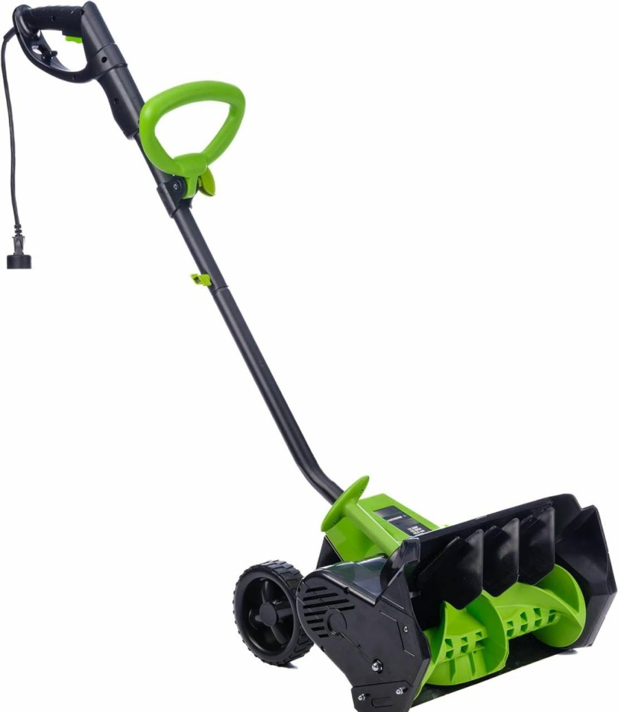 Snow Removal Tools Earthwise Power Tools by ALM | Earthwise Sn70016 Electric Corded 12Amp Snow Shovel, 16" Width, 430Lbs/Minute