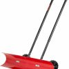 Snow Removal Tools BREWIN TOOLS | 38 Inch Snow Shovel For Driveway, Brewin Snowpro Bi-Direction Heavy Duty Snow Pusher With Wheels And Angled Blade For Efficient Snow Removal, Back Saver Snow Plow For Doorway Sidewalk Deck