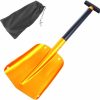 Snow Removal Tools Kisangel | Kisangel Snow Shovel Survival Shovel Tool Heavy Duty Collapsible Shovel For Car Auto Snow Removal Shovel Folding Shovel For Car Aluminum Utility Shovel Travel Survive Aluminum Alloy Camping