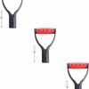 Snow Removal Tools Yardwe | 2 Pcs D-Type Shovel Handle Shovel Handle Replacement Shovel D Grip Replacement Spade Shovel Camp Shovel Snow Shovel Camping Accessories D Grip Handle Plastic Particles Hand Holding