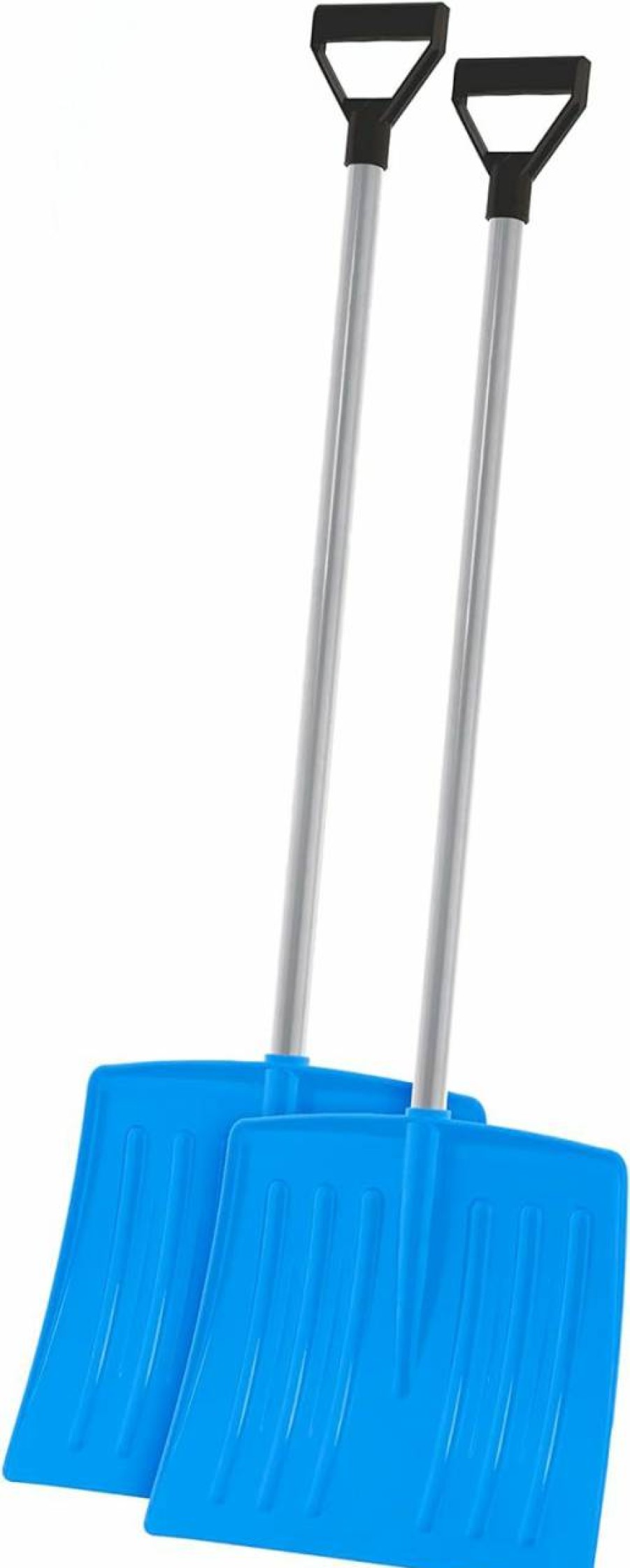 Snow Removal Tools Superio | Superio Kids Snow Shovel Plastic Heavy Duty Snow Shovel For Snow Removal, Small Kids Shovel Snow Fun, Sturdy Wooden Handle, 35" Height, 12" Blade (2, Blue)