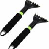 Snow Removal Tools BESPORTBLE | Besportble 2Pcs Snow Shovel Metal Spatula Plastic Spatula Windshield Ice Scraper Foldable Snow Mini Broom Outdoor Broom Broomstick Tools Snow Removal Scraper Multifunction Car Sponge