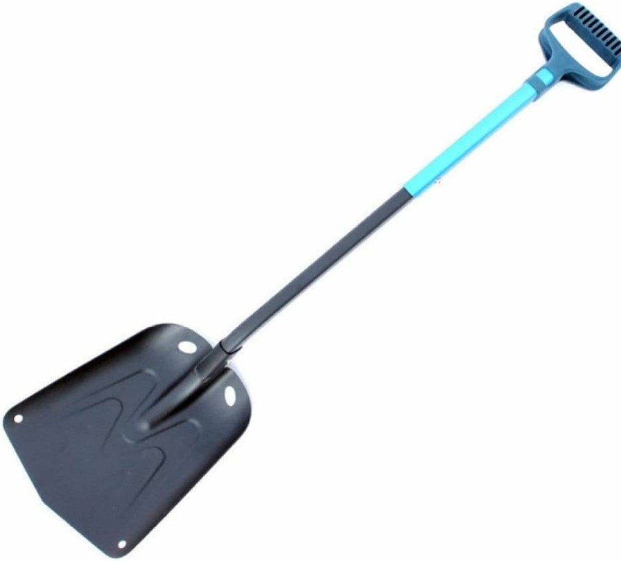 Snow Removal Tools Veesper | Emergency Snow Shovel Folding Aluminum Alloy Shovel With Long Handle Shoveling Snow Tool Folding Snow Shovel