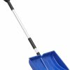 Snow Removal Tools Magshion | Magshion 10\" Collapsible Snow Shovel With D-Grip Handle And Durable Aluminum Edge Blade, Foldable Snow Shovel For Backcountry, Car, And Snowmobiles, Orange