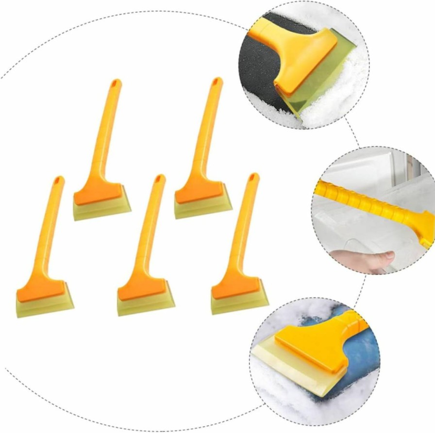 Snow Removal Tools VICASKY | Vicasky 5Pcs Snow Shovel Snow Cleaning Shovel Winter Snow Cleaner Auto Cleaning Supplies Snow Pusher Shovel Car Snow Scraper Car Stuff Car Tool Snow Brush Snow Blower Tendon Snow Removal