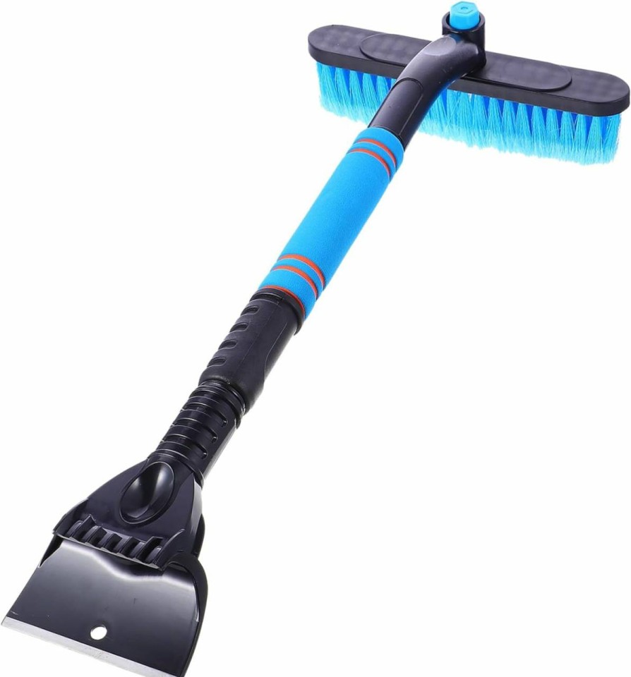 Snow Removal Tools Vaguelly | Vaguelly Vehicle Snow Shovel Car Snow Brush Small Snow Shovel Blue Car Frost Removal Shovel Vehicle Ice Scraper Car Ice Crusher Snow Brush For Car Snow Remove Tool Light Snow Eva Defrosting