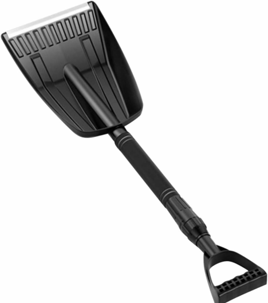 Snow Removal Tools LIOOBO | Lioobo Winter Snow Shovel Portable Detachable Telescopic Snow Shovel (Black Snow Shovel 9748) Snow Removal Abs Garden Shovel